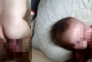 video-pornor-300x203 MONSTRO: Em vídeo, homem aparece colocando o pênis no bumbum e na boca de bebê de poucos meses de vida