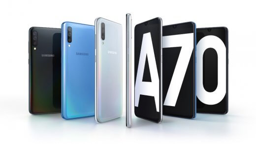 a70-520x293 Samsung anuncia Galaxy A70; celular tem câmera de 32 megapixels