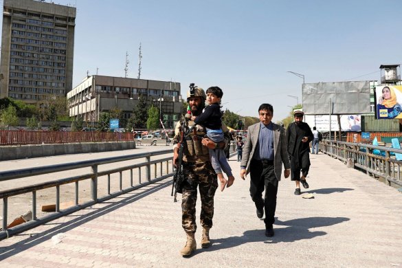 ATAQUES-585x390 Sete Mortos: Sede do Ministério de Informação do Afeganistão sofre ataque