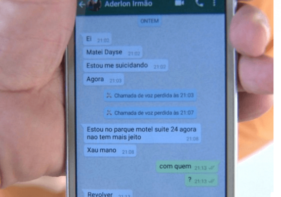 mensagem-celular-555x390 Homem que matou Secretária de Educação de Boa Vista contatou irmão após o crime
