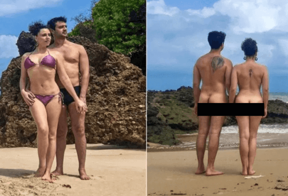 NUDESS-1-573x390 NUDES: Ex-Chiquititas posa pelada em praia de nudismo da Paraíba