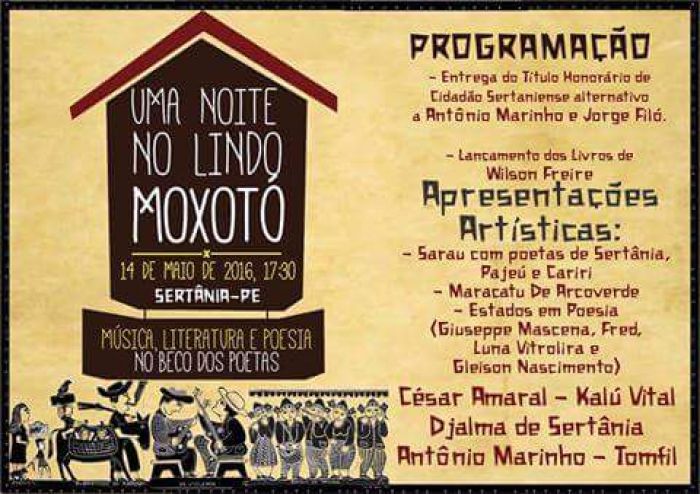4fd575b03eae045941eb58c35ab6b353_L Monstros sagrados da poesia regional neste sábado no "BECO DOS POETAS" em Sertania-PE