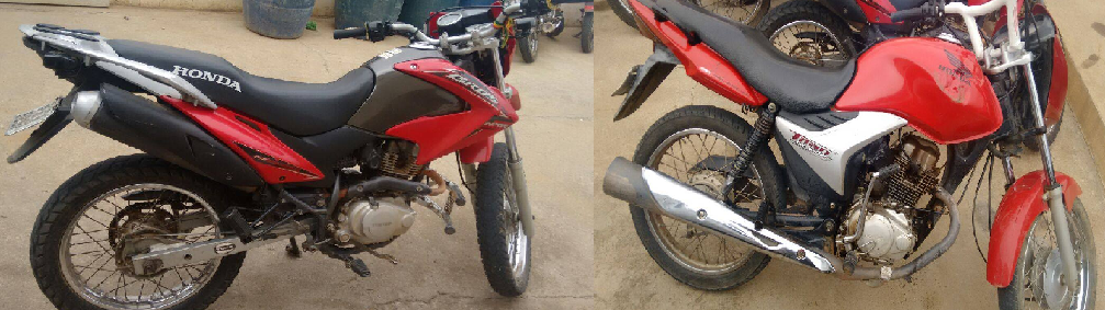 motos Motos roubadas são recuperadas pela Polícia em Monteiro