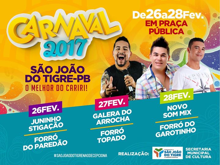 16602204_1218641798254641_241747595235169837_o Prefeitura divulga programação do carnaval de São João do Tigre
