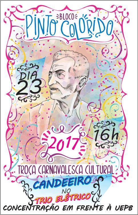 PINTO-COLORIDO Carnaval  é no bloco pinto colorido em Monteiro nesta  quinta-feira (23)
