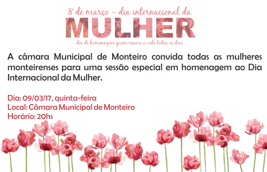 1-1 Câmara Municipal de Monteiro homenageia mulheres com sessão especial