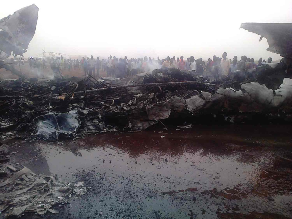 sudao-1024x768 Avião cai em aeroporto do Sudão do Sul e deixa feridos