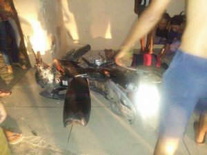 acidente-em-sumé-300x225 Jovem sofre acidente de moto em Sumé