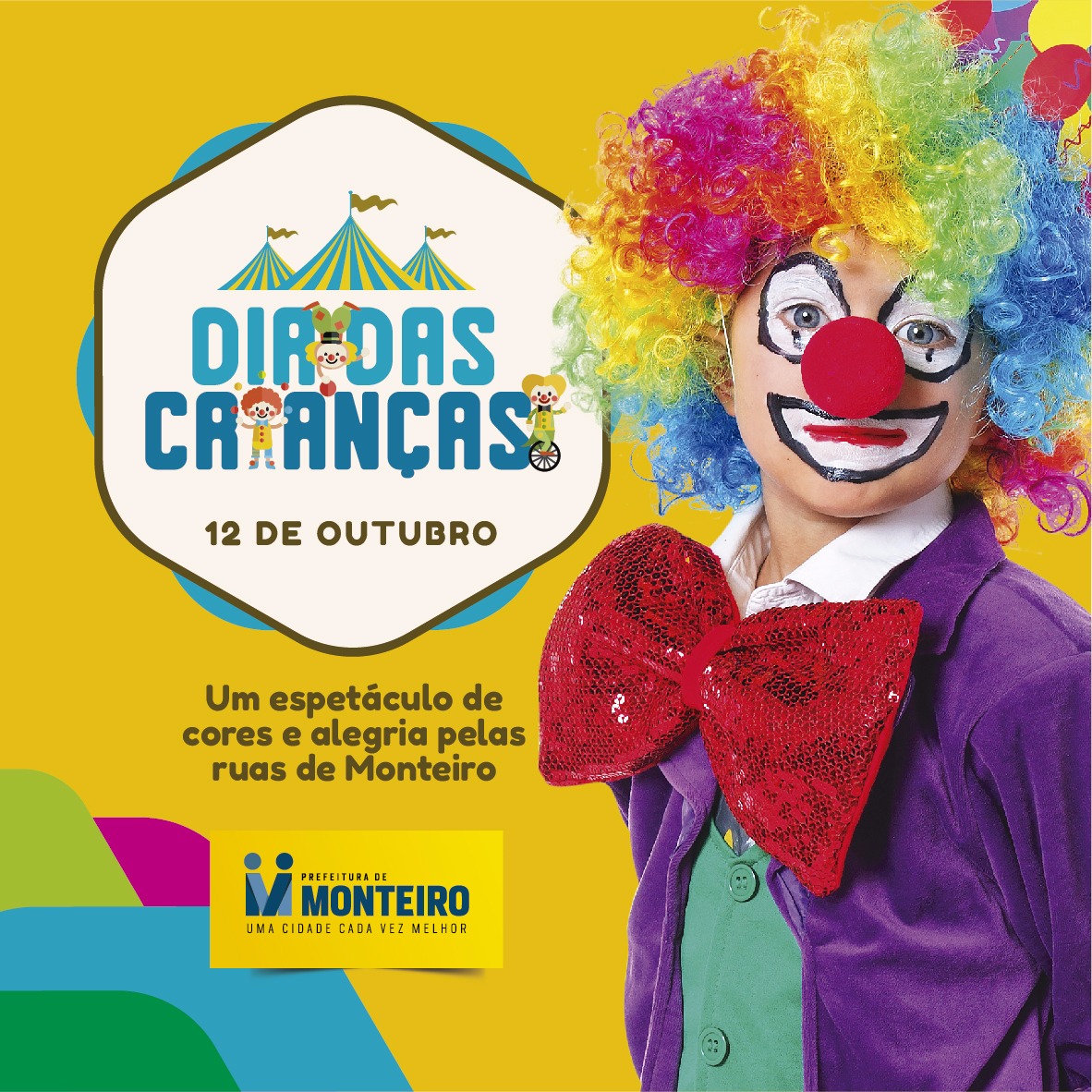 dia_crianca Dia das Crianças em Monteiro terá sorteios de brindes, espetáculo circense e guloseimas