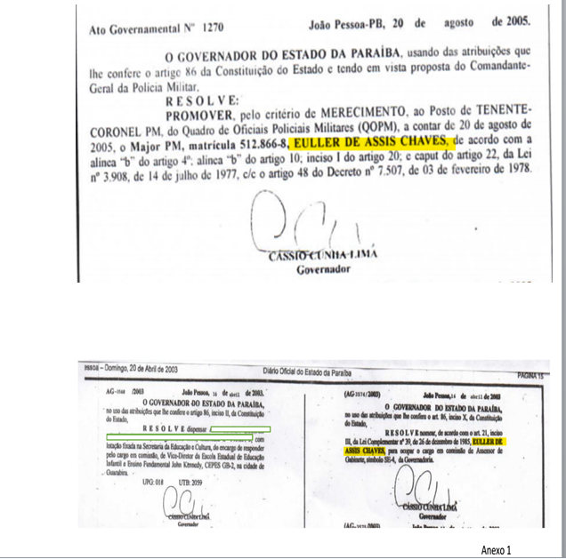 00003 Através de documentos, deputado comprova que comandante da PMPB foi promovido indevidamente