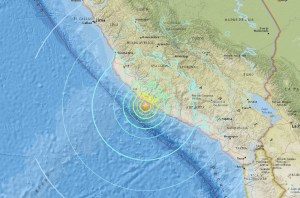mapa-peru-300x198 Terremoto deixa 2 mortos e mais de 60 feridos no Peru