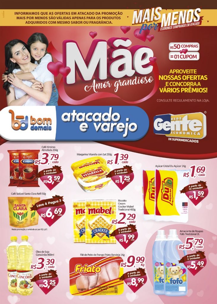BOM-1-731x1024 Confira as Promoções do Bom Demais Supermercados, Mãe Amor Grandioso