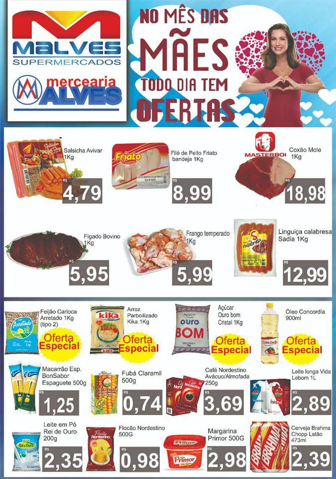 AWWW Mês das mães: Confira as novas ofertas do Malves Supermercados em Monteiro
