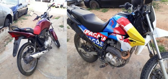 5-1-1 Polícia de Sertânia recupera motos roubadas