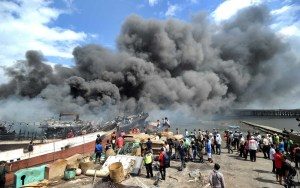 Pesca-300x188 Incêndio destrói 39 barcos de pesca na Indonésia