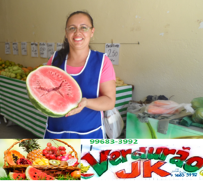 KARLA-1 Verdurão JK em Monteiro:  Frutas e verduras selecionadas diretamente da CEASA