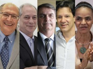 presidenciaveis-300x223 Pesquisa Datafolha: Bolsonaro, 24%; Ciro, 13%; Marina, 11%; Alckmin, 10%; Haddad, 9%