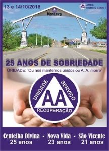 IMG-20181009-WA0011-216x300 Os Alcoólicos Anônimos (AA) comemoram 25 Anos de existência em Monteiro PB.