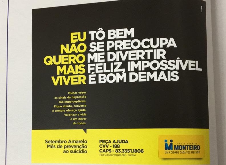 003-1-1 Peça publicitária da Prefeitura de Monteiro conquista prêmio em João Pessoa