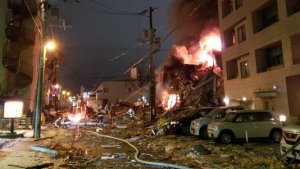 explosão-japão Vinte pessoas ficam feridas em explosão no Japão