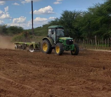 aração-de-terras-434x380 Secretaria de Agricultura realiza aração de terras e distribuição de mais de 100 mil raquetes de palmas