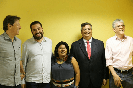 26-03-2019.174133_DESTAQUE Ricardo, Haddad, Boulos, Dino e Sônia se reúnem para discutir oposição a Bolsonaro
