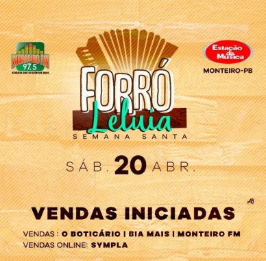 FORRO-LELUIA-VENDA-DE-INGRESSOS-388x380 Vendas de Ingresso para o Forró Leluia em Monteiro iniciam Hoje!