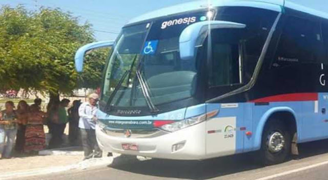 onibus-morte Passageiro morre dentro de ônibus na Paraíba
