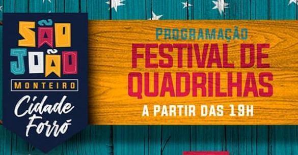 Prog-1 Contagem regressiva para o São João de Monteiro tem início com o Festival de Quadrilhas