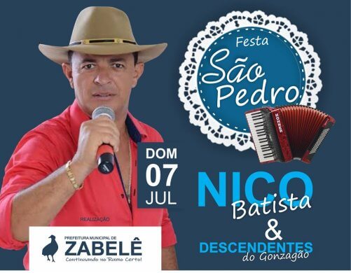65991015_2032769387031933_9031279955253657600_n-501x390 Nico Batista é atração na Festa de São Pedro em Zabelê