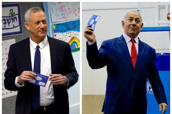 ISRAEL-585x390 Israel: projeções mostram empate técnico entre Netanyahu e Gantz