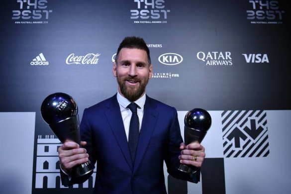 gettyimages-1176641606-585x390 Lionel Messi é eleito o melhor jogador do mundo pela sexta vez na carreira