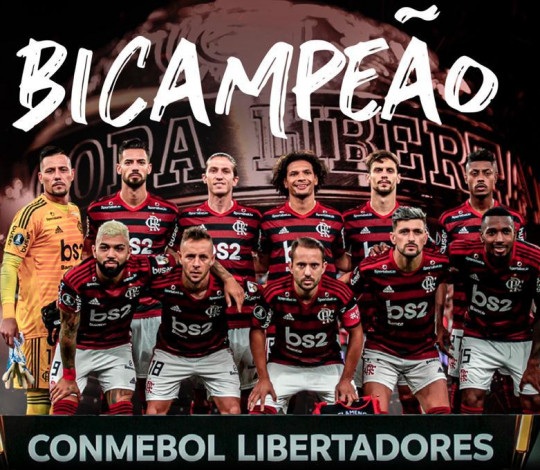 FLA-CAMPEAO Virada espetacular! Flamengo vence o River Plate por 2 a 1 e é bicampeão da Conmebol Libertadores