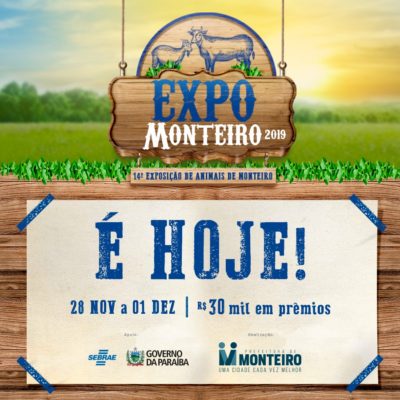 -hoje-400x400 Expo Monteiro 2019: Monteiro se torna capital do Agronegócio do Estado neste final de semana