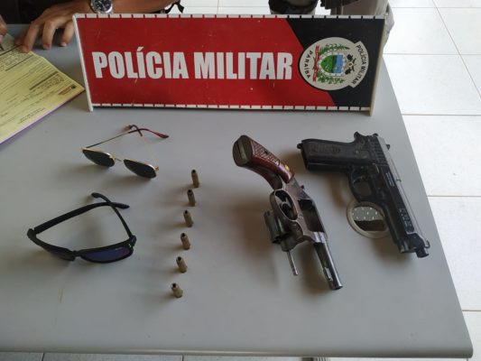 IMG-20200319-WA0720-533x400 Polícia Militar prende dupla suspeita de praticar roubos e porte ilegal de arma de fogo em Monteiro