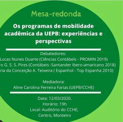 uepb-404x400 UEPB Monteiro realizará mesa redonda com o tema "Os programas de mobilidade Acadêmica da UEPB"
