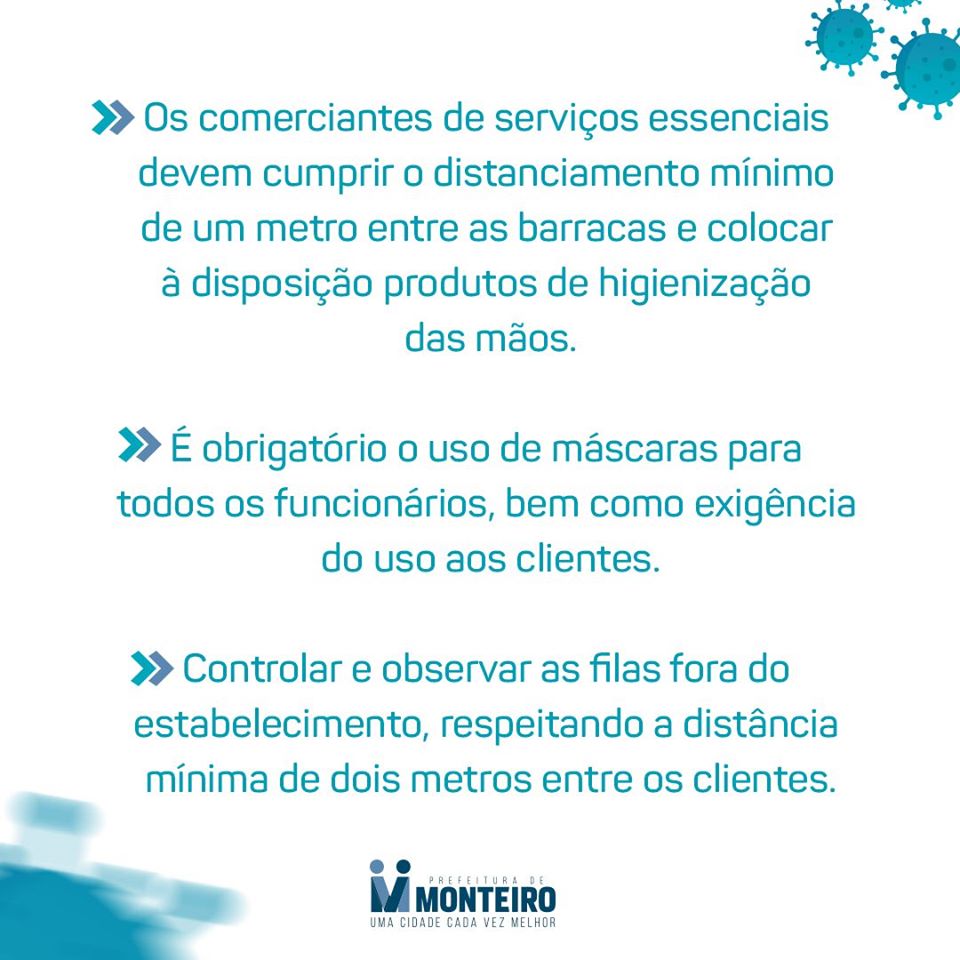 5-1 Monteiro contra o Covid-19 conheça as principais medidas decretadas