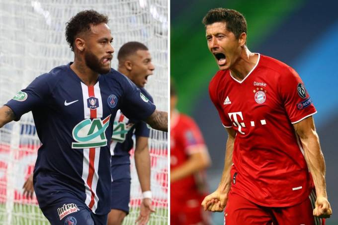 Neymar-Lewa PSG e Bayern decidem título da Champions   neste Domingo (23)