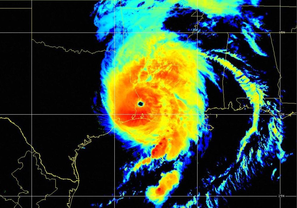 furacão-Laura Com potencial destruidor, furacão Laura toca o solo dos Estados Unidos