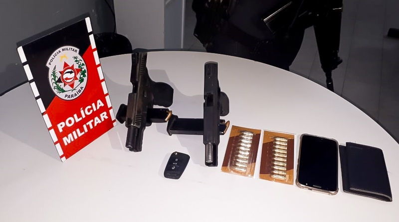 pistolas Polícia Militar apreende 20 armas de fogo nas últimas 24h na Paraíba