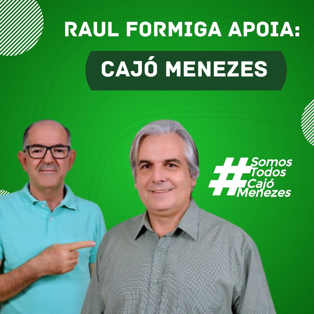 cajo-raul-formiga Vereadores Chuta e Raul Formiga anunciam apoio a reeleição de Cajó Menezes