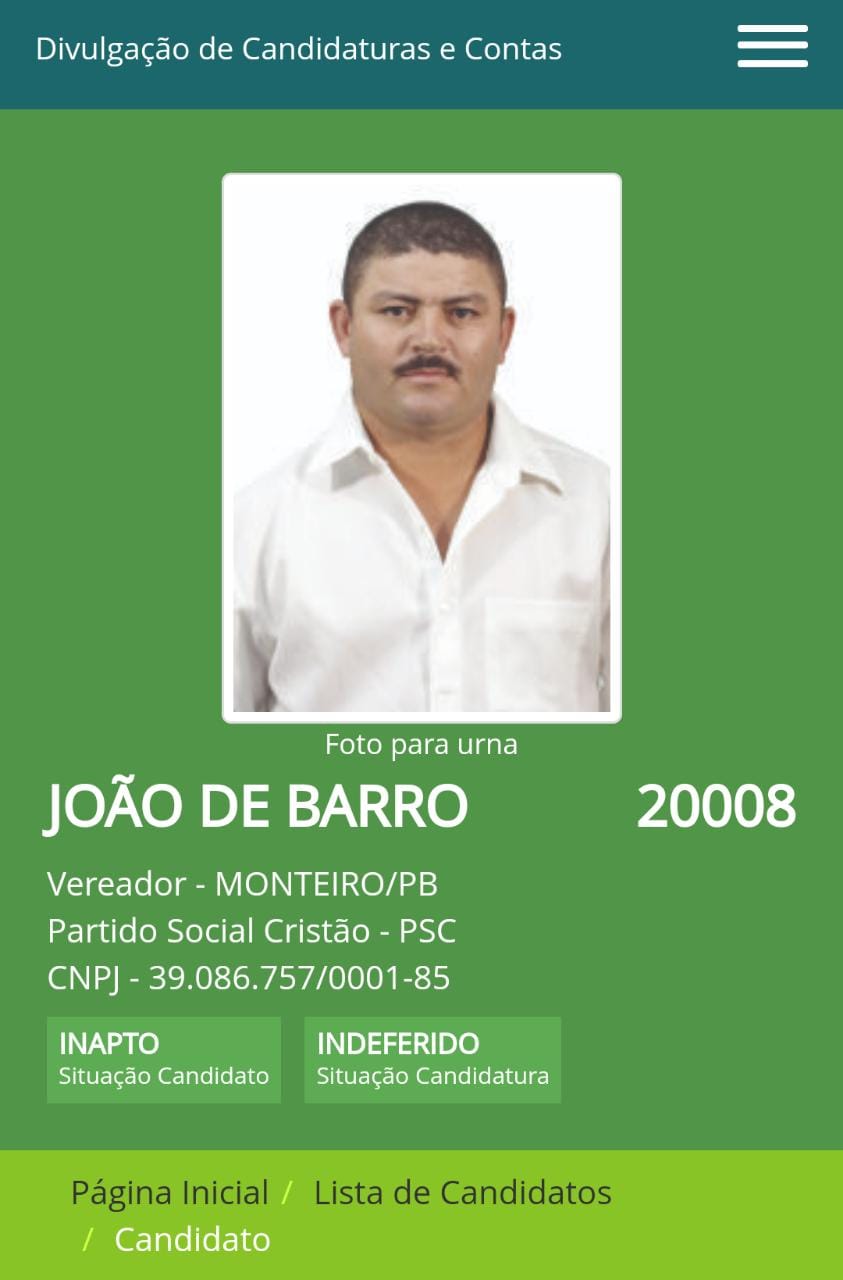 IMG-20201023-WA0269 Justiça Eleitoral indefere 21 pedidos de registros de candidatos a vereador do grupo de João Henrique