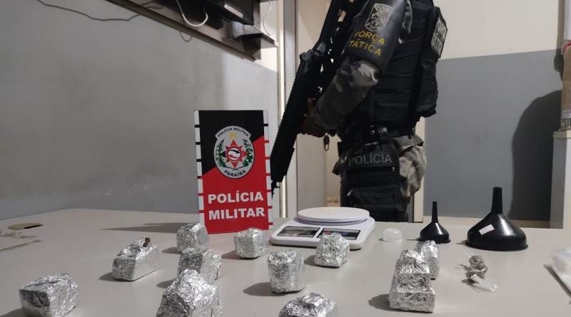 ITABAIANAA Polícia Militar prende suspeito que estaria atuando no tráfico de drogas na PB