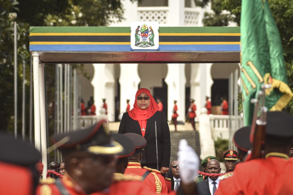 000-96c342-1 Tanzânia tem sua 1ª presidente mulher após morte de negacionista