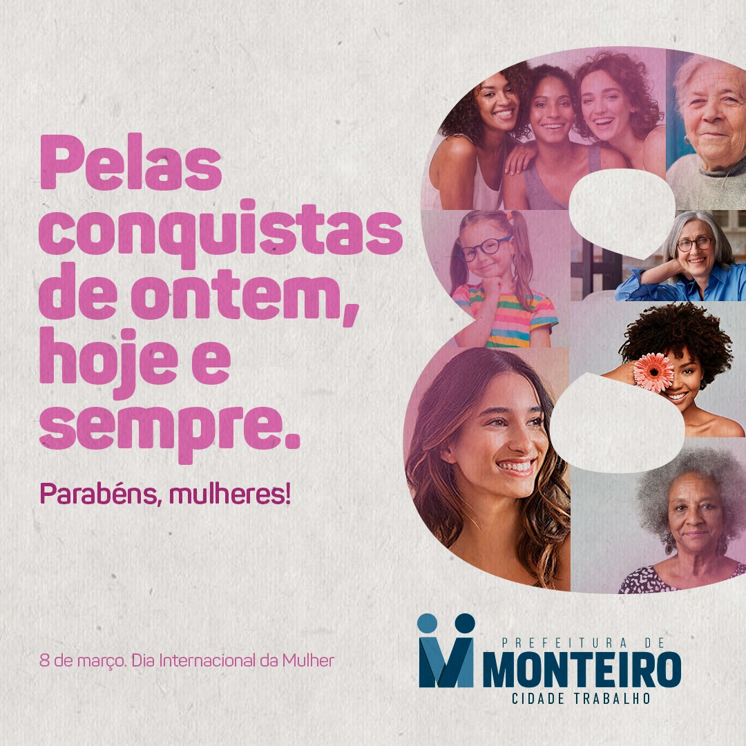 Dia-Internacional-da-MUlher Prefeita Anna Lorena emite mensagem para as mulheres monteirenses neste 08 de Março
