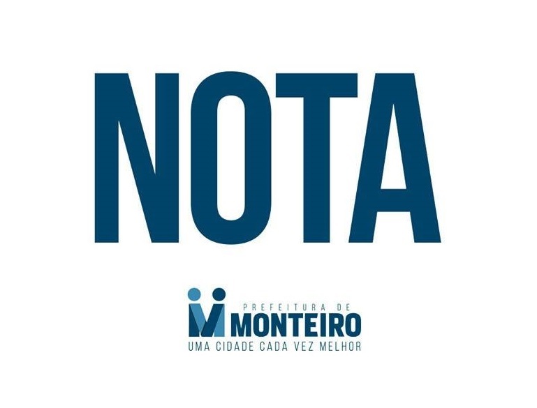 nota Prefeitura de Monteiro emite nota de pesar pela perda da funcionária Ana Flávia