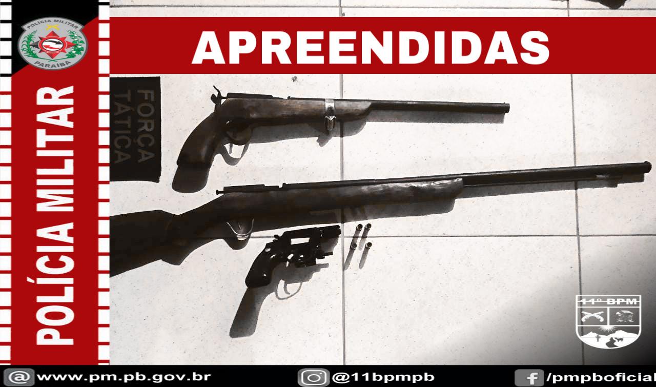 IMG-20210403-WA0008 Em Monteiro: Polícia Militar prende homem por posse ilegal de arma de fogo