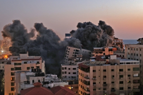 1_000_99r46d-9314216 Cresce número de mortos em confronto mais intenso dos últimos anos entre Hamas e Israel
