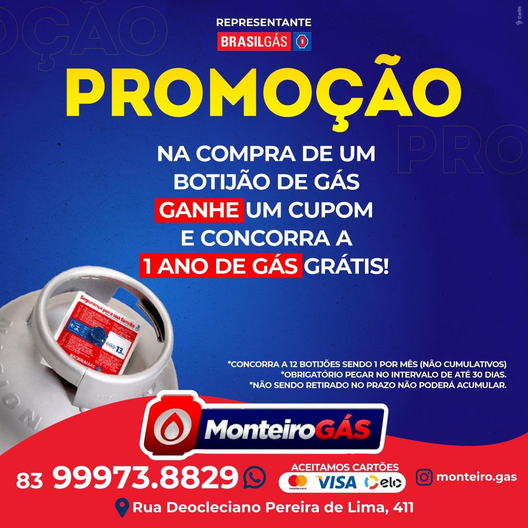 IMG-20210418-WA0283 PROMOÇÃO MONTEIRO GÁS, 1 ano de Gás Grátis