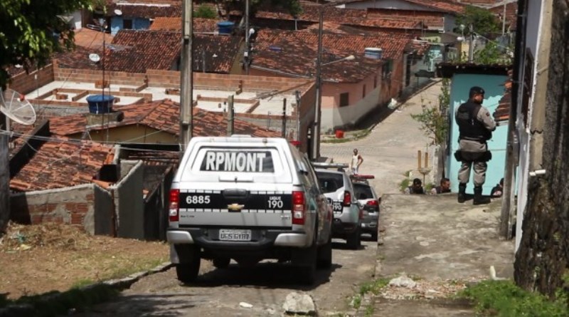 rpmont Polícia Militar resgata sete cães pitbulls em casa usada como ‘rinha’, no bairro do Cristo Redentor, na capital